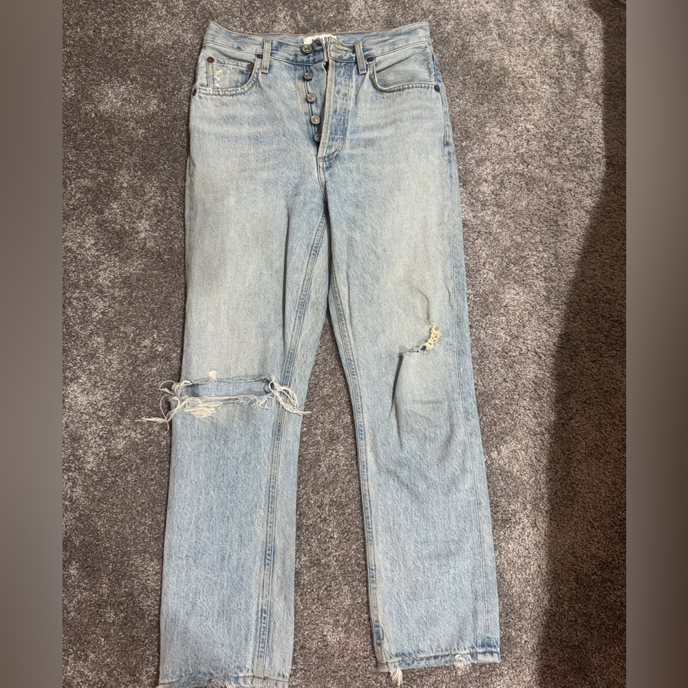 Agolde Women Blue Denim Jeans